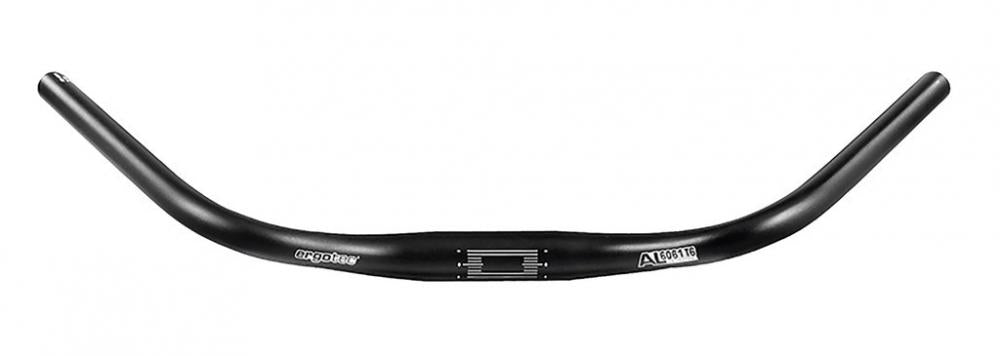 Ergotec Lenkerbügel Stuttgarter schwarz, Ø 31,8 mm, 610 mm Breite, 52° Backsweep.