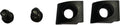 SHIMANO Befestigungsschraube und Platte PD-EF102 Reflektor rechts - 2 g, Ersatzteil