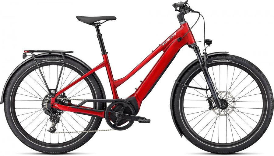 VADO 5.0 ST NB E-Bike in Red Tint/Silver Reflective - Größe L - E-City Bike