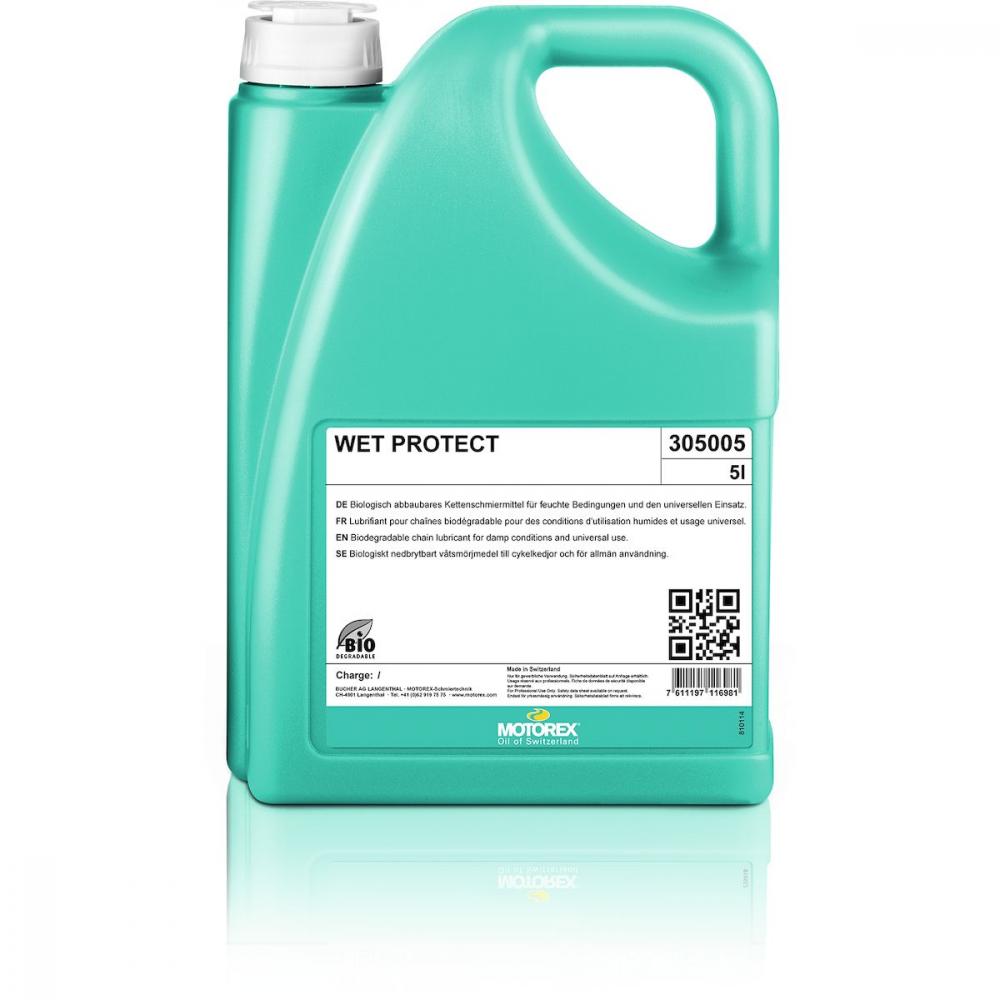 Kettenöl Chainlube Wet Conditions 5 Liter, Vollsynthetisch, Biologisch Abbaubar, Ideal Für Nasse Bedingungen, Starke Haftung