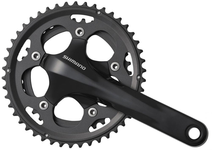 SHIMANO Kurbelgarnitur FC-CX50 10-fach Kurbelgarnitur - 10-fach, 170 mm, 46-36 Zähne, 36 Zähne, Schwarz
