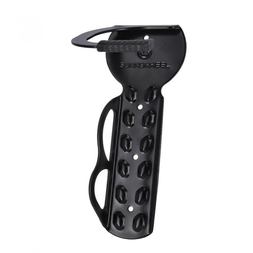Schwarzer Sunnywheel Fahrrad Wandhalter für MTB, Reifenbreite bis 2.5 Zoll, max. 25 kg Tragkraft