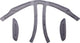 BBB Cycling BBB Polsterungssatz Tithon 10mm grau [10mm] grau - passgenauer Helm-Ersatzkomfort