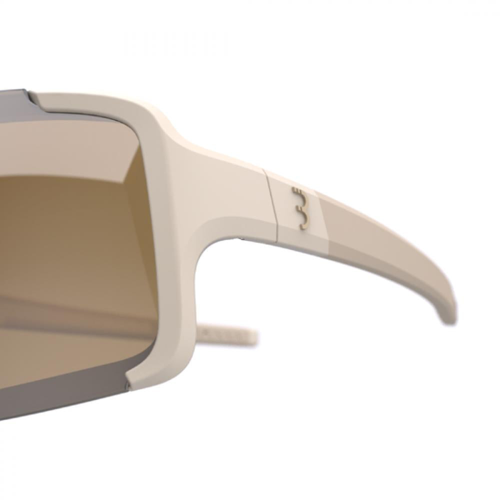 BBB Cycling Sportbrille Chester Narrow Amber flash Small matt - leichter Schutz für intensive Rides