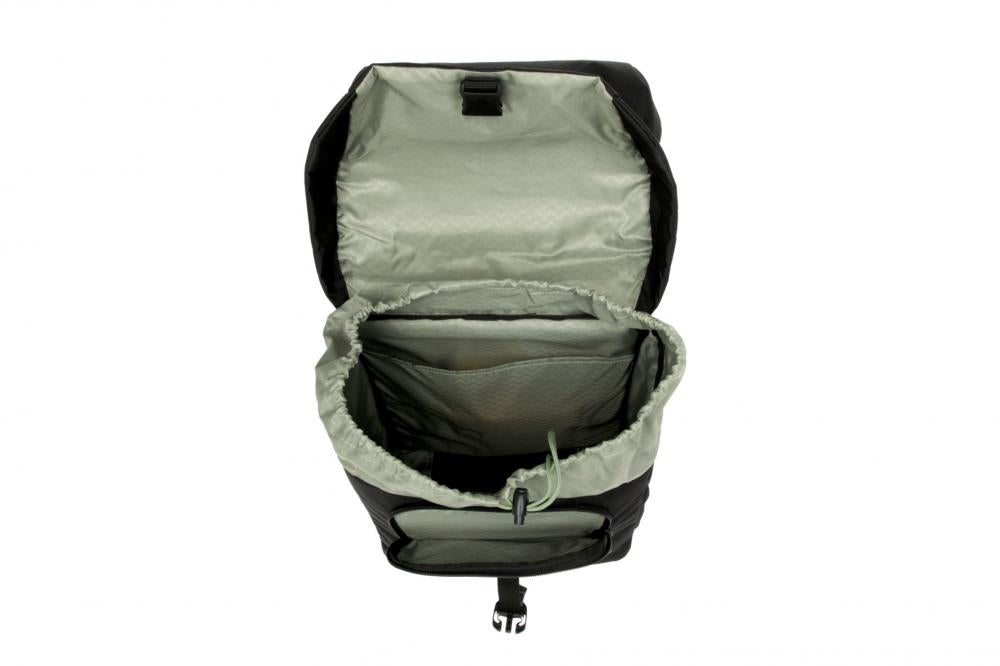 New Looxs Doppelpacktasche Vigo Double Black Green 2x 18 l Black - vielseitiger Gepäckträger-Allrounder