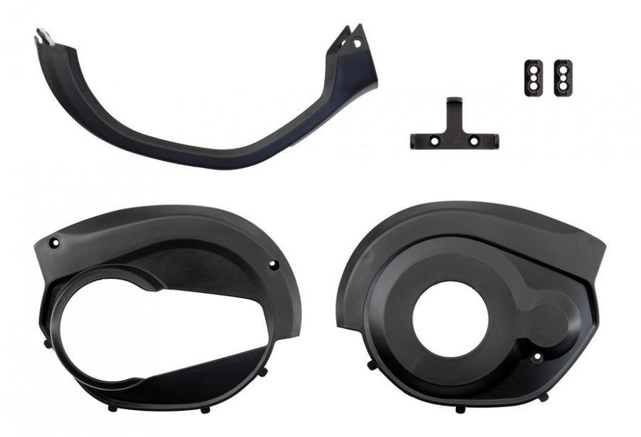 Haibike GEN3 Alloy Motorabdeckungs Set li/re/mi, Montageplatte, Befestigungspl