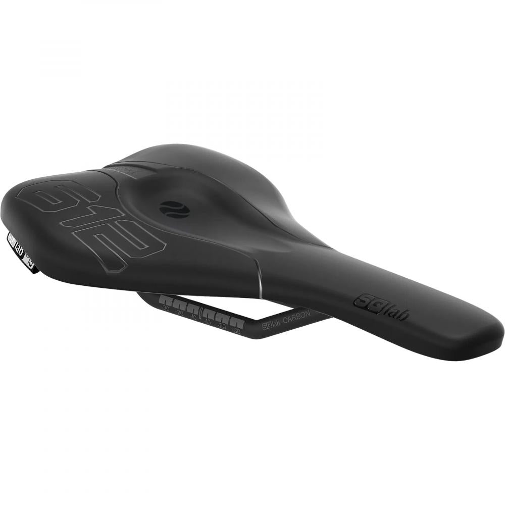 SQlab Sattel 612 ERGOWAVE® Carbon 14cm - Ergonomischer Fahrradsattel mit Stufensattel-Technologie