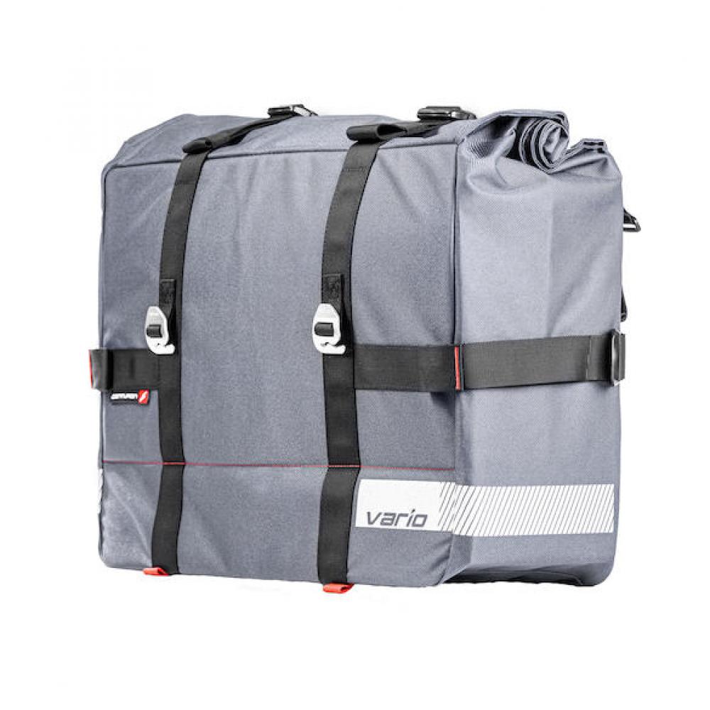 Centurion Cargo Packtaschen-Set für Gepäckträger Vario 2 x 20 Liter Grau - flexible Transportlösung
