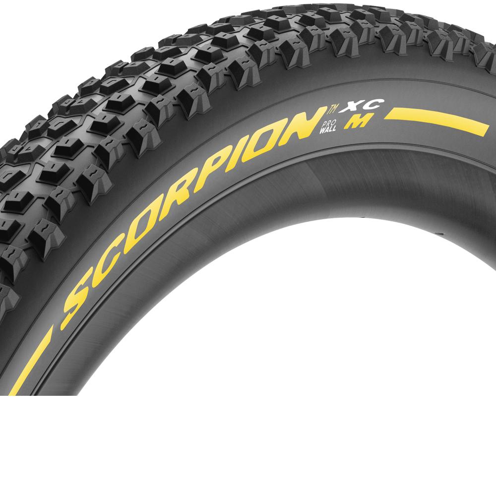 Pirelli Scorpion XC M TLR Team Edition Faltreifen 29x2.2 Schwarz-Gelb - Tubeless-Ready für Cross-Country-Rennen