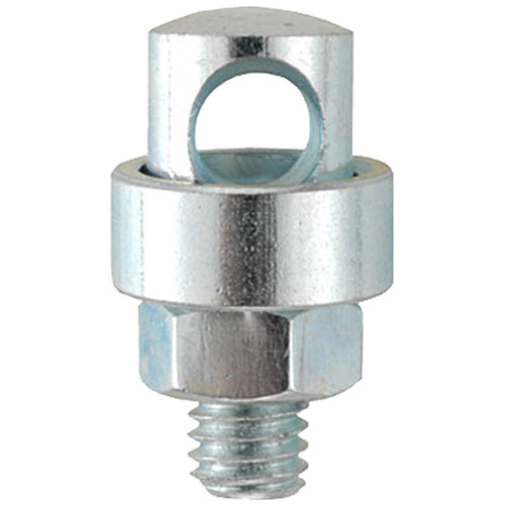 Fix Nippel Strebenkloben, M5 x 12 mm, Bohrung 4,7 mm, für Stahlstreben, verzinkt, inklusive M5-Mutter