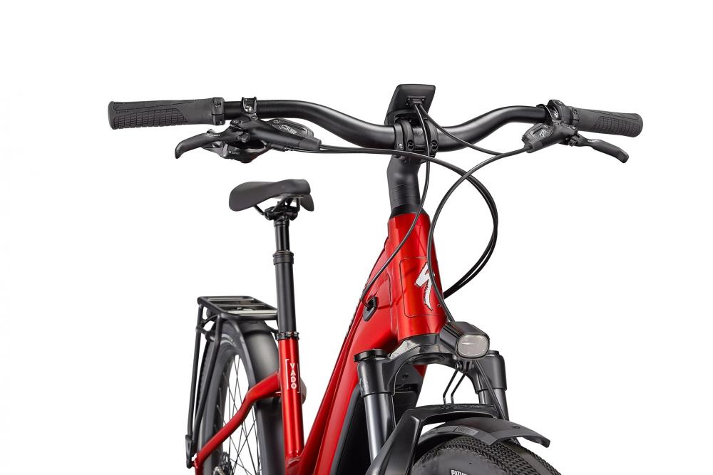 VADO 5.0 ST NB E-Bike in Red Tint/Silver Reflective - Größe L - E-City Bike