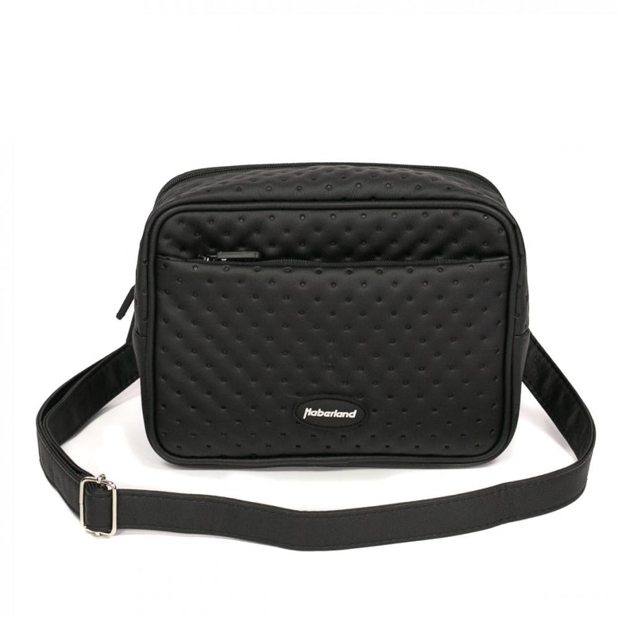 Haberland Lenkertasche Lifestyle schwarz - stilvolle Lenkertasche für Alltag und Tour