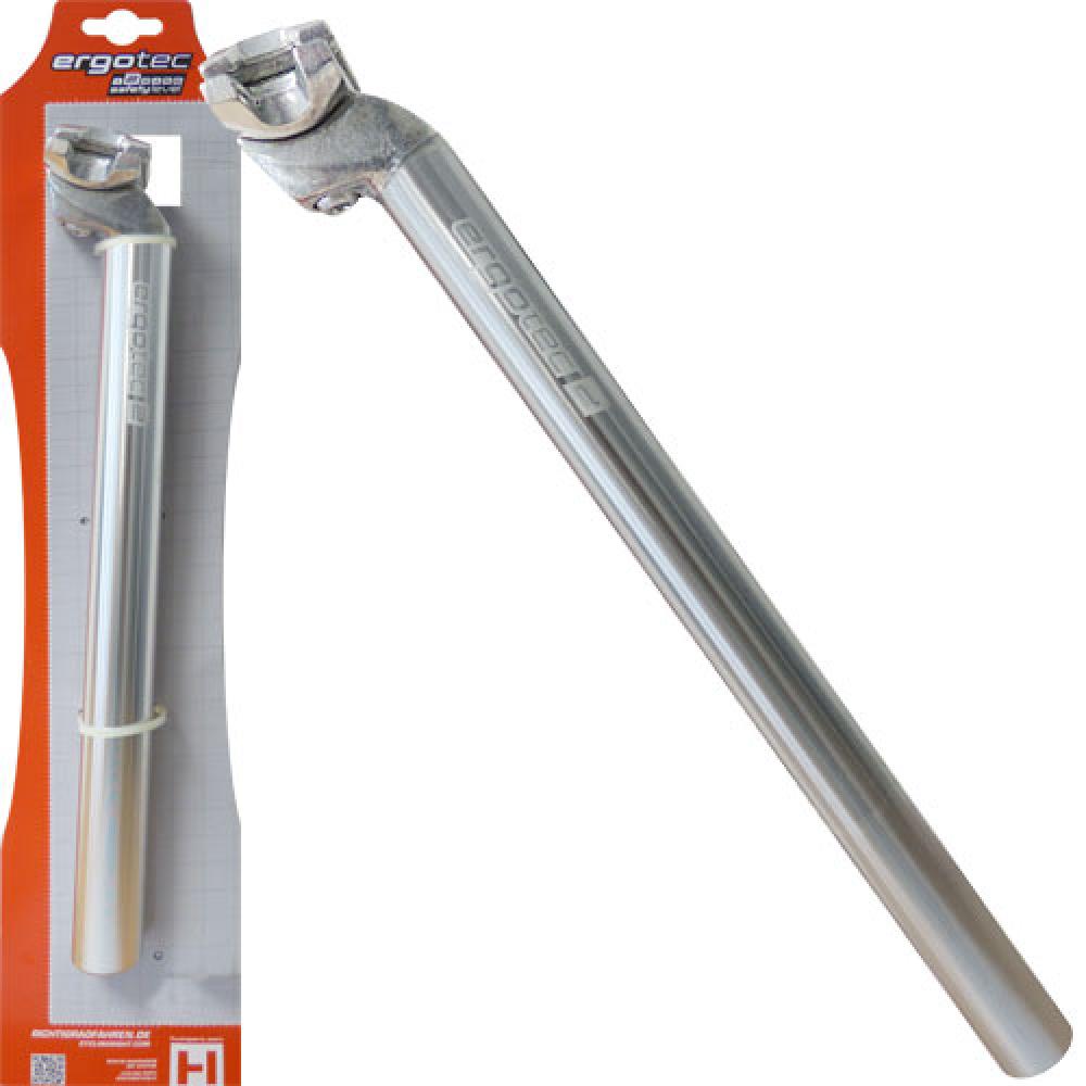 Patentsattelstütze Ø 26,0mm 350mm Silber Alu
