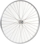 CONTEC Vorderrad "Alu Sport + Quando KT-A16F"nFelge: SCHÜRMANN Alu-Kasten "Alu Sport", 28"/29", 19-622, Höhe: 14 mm, 36 Loch, AV/DV Ventil, mit silberner Bremsflanke, keine Ösen, silber (0.349.520/7)nNabe: QUANDO Vorderradnabe "KT-A16F", 36 Loch, Vollachs