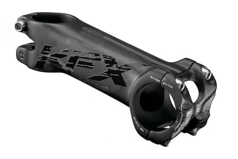 FSA KFX Vorbau -12° 31,8 x 90 mm Schwarz - Leichter Aluminium-Vorbau mit Carbon-Verstärkung