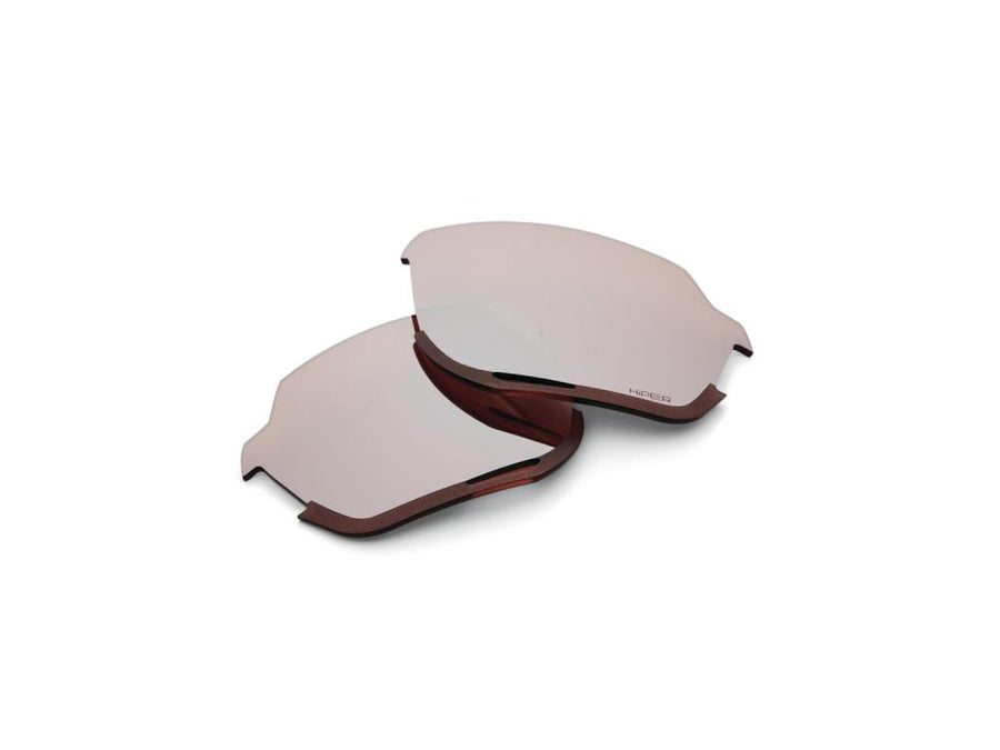 100% Norvik - HiPER Mirror Replacement Lens unis Crimson Silver - kontraststarke Ersatzscheibe