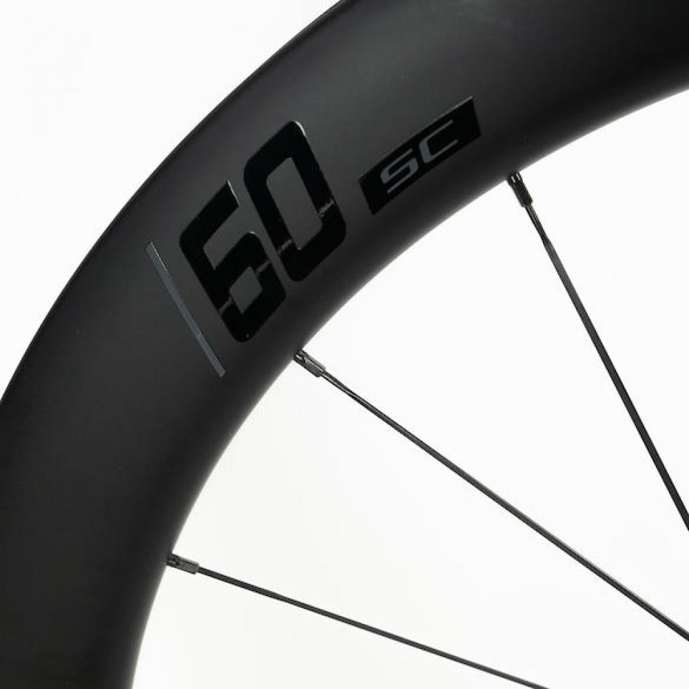 Vision Laufradsatz SC 60 Disc Clincher 622 x 19 mm Schwarz - aerodynamisches Carbon-Upgrade