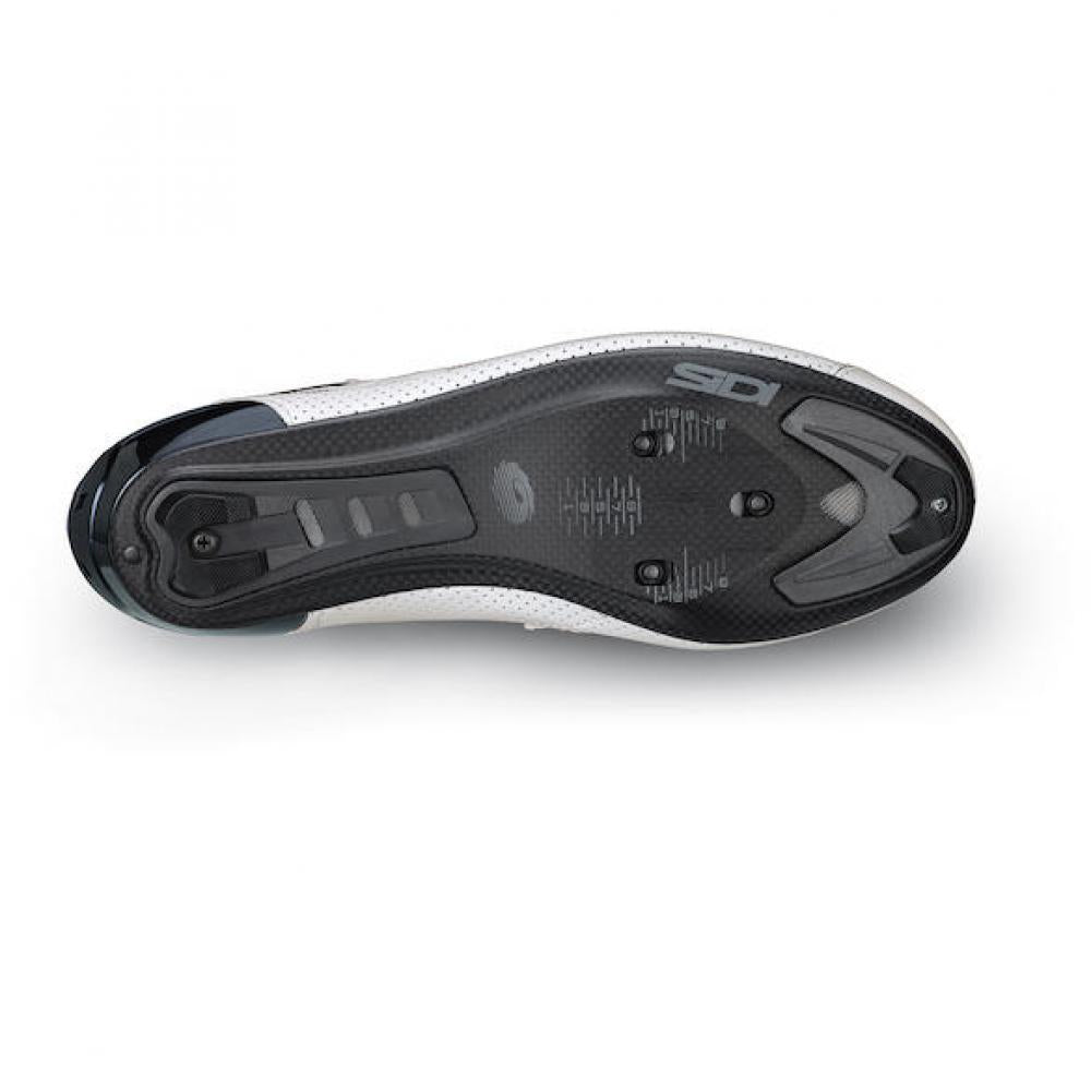 Sidi ROAD Tri-Sixty white 46.5 Weiß - Triathlon-Rennradschuh mit maximaler Kraftübertragung