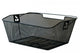 Bike-Parts Hinterradkorb PVC 39x30x17cm schwarz engmaschig abgeschrägt