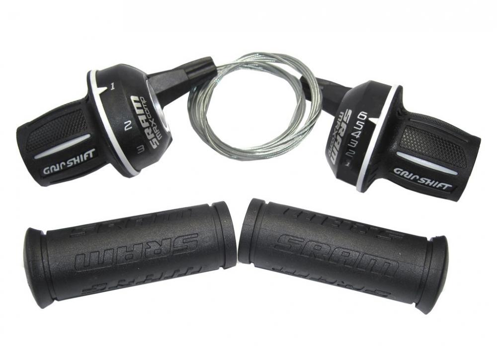 SRAM MRX Comp Drehgriff-Schalter Set 3x8 - Präzise Schaltperformance für Trekking und MTB