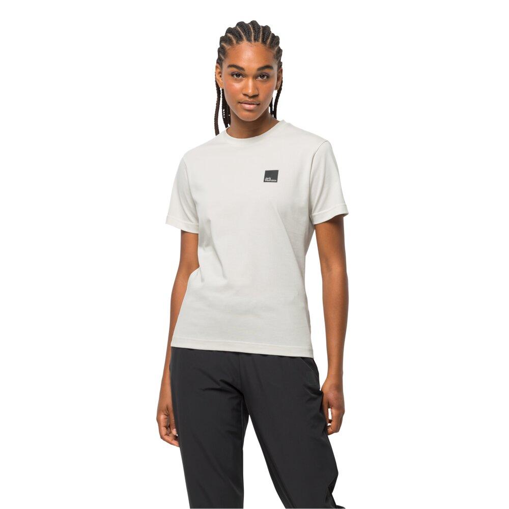 Jack Wolfskin Bike Commute T W Synthetic Fiber T-Shirt Shortsleeve Silver Cloud Größe XS