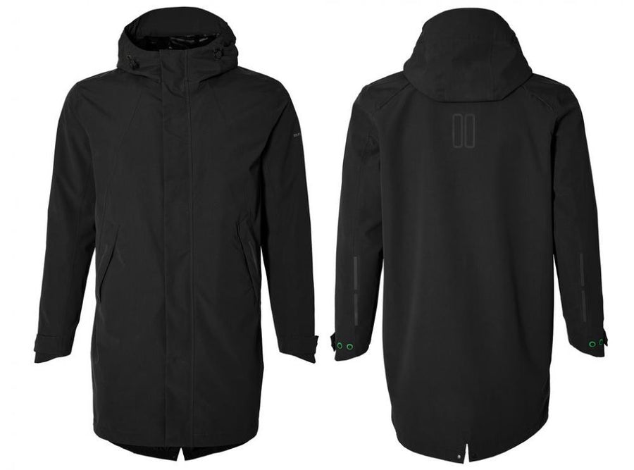 Basil Regenparka Mosse Men Jet Black XXXL