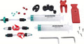 SRAM Entlüftungskit Standard für Mineralölbremsen (DB8/Maven): Spritzen, Schläuche, Adapter, Werkzeuge und Kleinteile.
