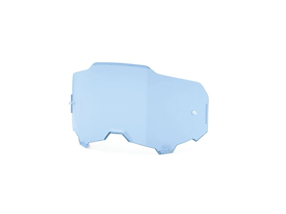 100% Armega Replacement lens - Injected unis blue - optimale Sicht und Schutz für deine Goggle