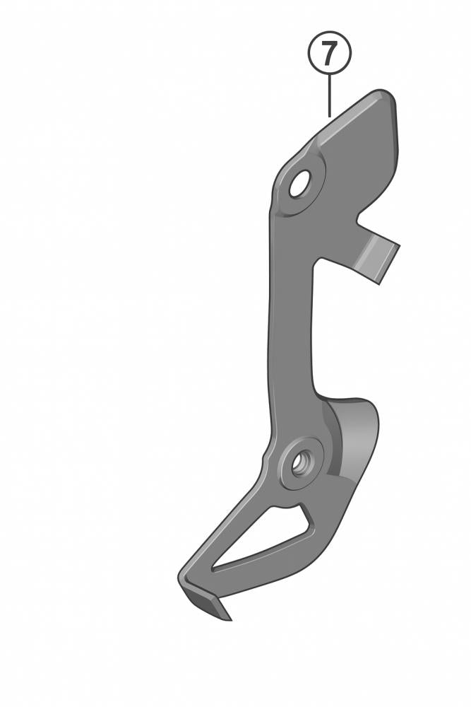 Kettenleitblech Für Rd-u4010 Innen - Präzises Ersatzteil Für Shimano-schaltwerke