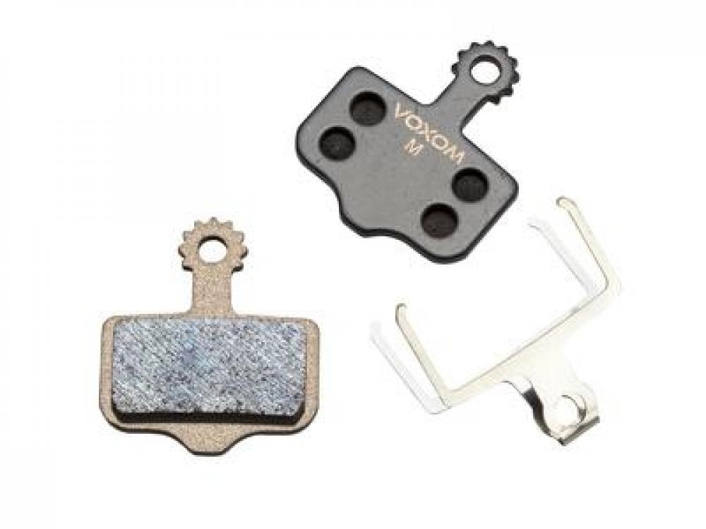 Voxom Scheibenbremsbeläge Bsc7S gesintert für Avid Elixir Sram Level Fahrradbremsen, 2 Stück mit Feder.