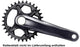 SHIMANO Kurbelgarnitur DEORE XT FC-M8130-1 12-fach 180 mm - 8130-1, 12-fach, 180 mm