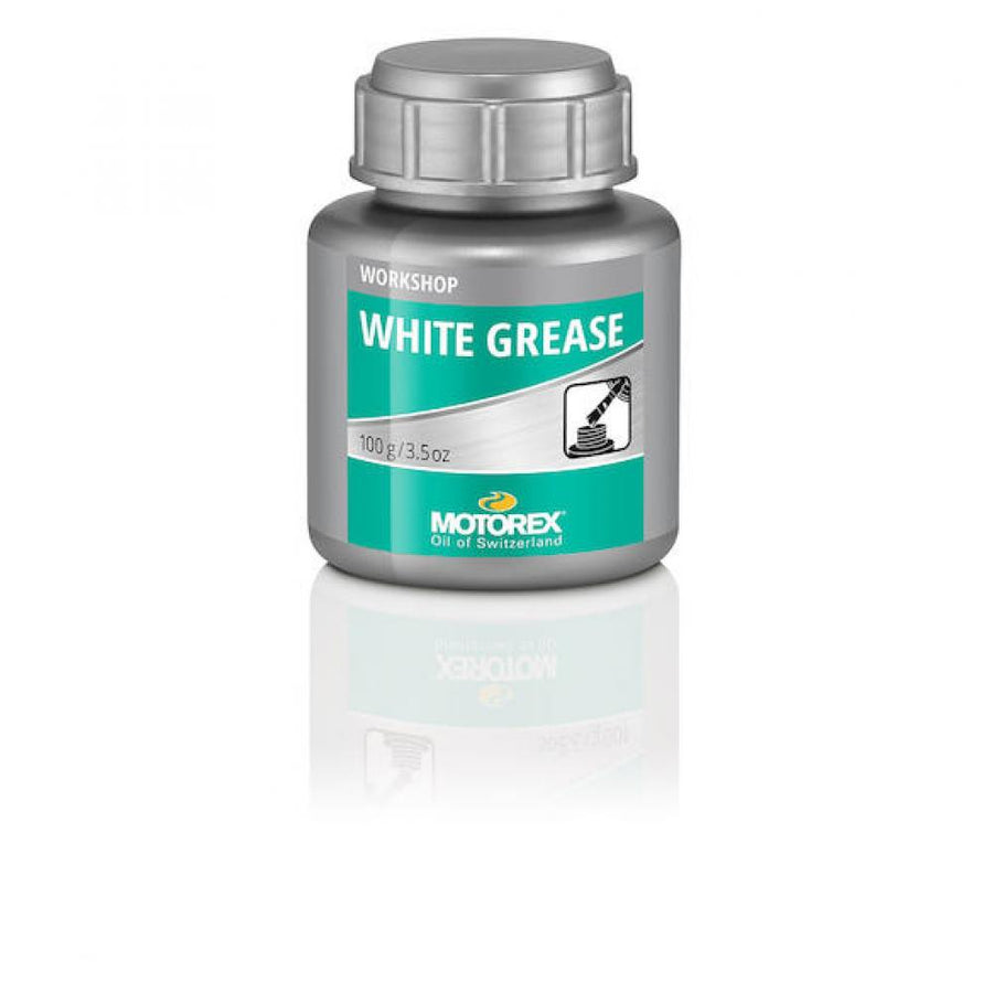 Schmierfett Motorex White Grease 100 g White - haftstarkes Lithium-Hochleistungsfett mit Pinsel