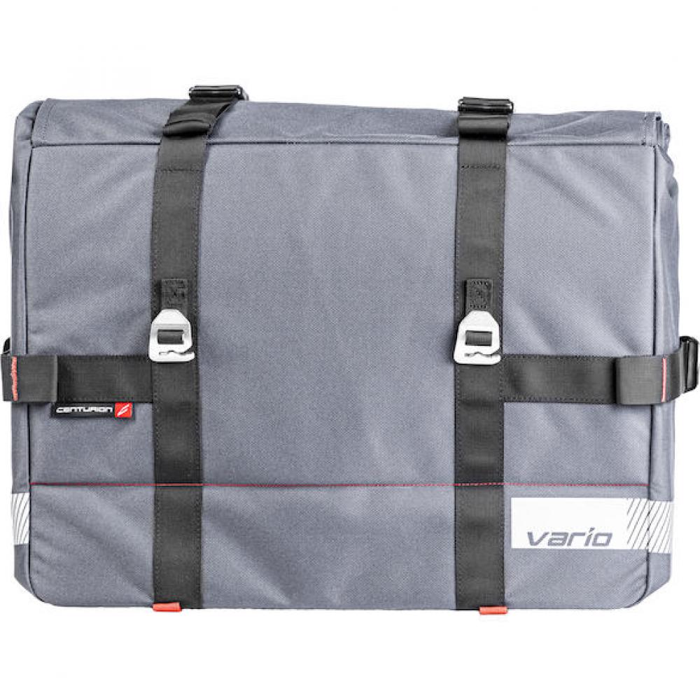 Centurion Cargo Packtaschen-Set für Gepäckträger Vario 2 x 20 Liter Grau - flexible Transportlösung