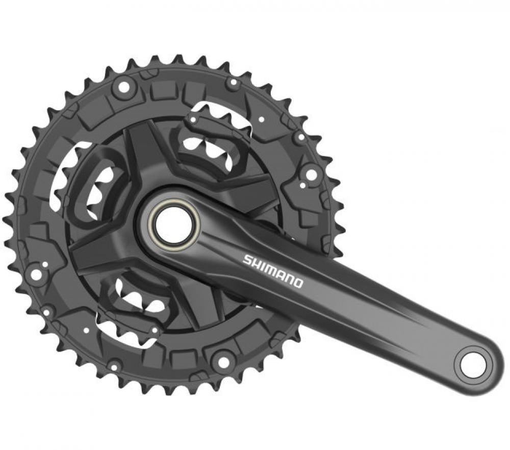 Shimano Kurbelgarnitur FC-MT210 3x9 44/32/22 Zähne 170 mm schwarz