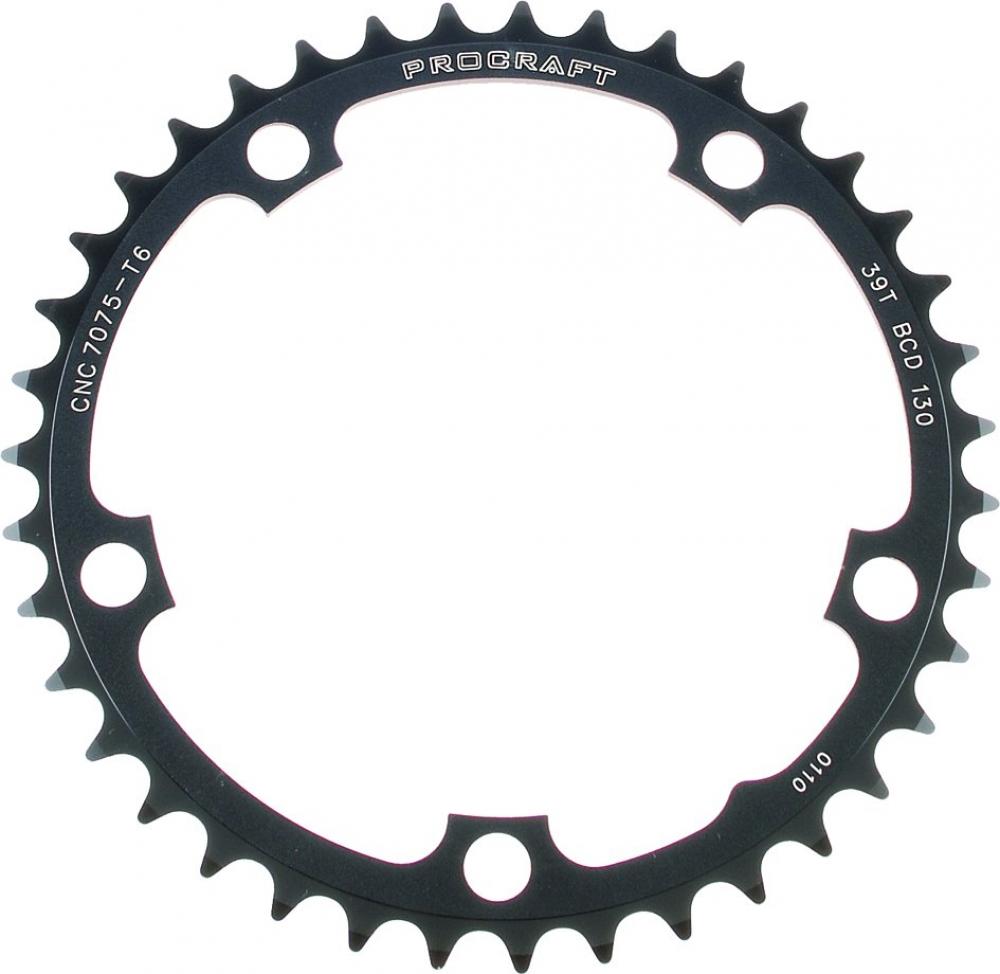Procraft Kettenblatt RR 110 10-fach 36 Z schwarz - präziser Antrieb in moderner Ausführung