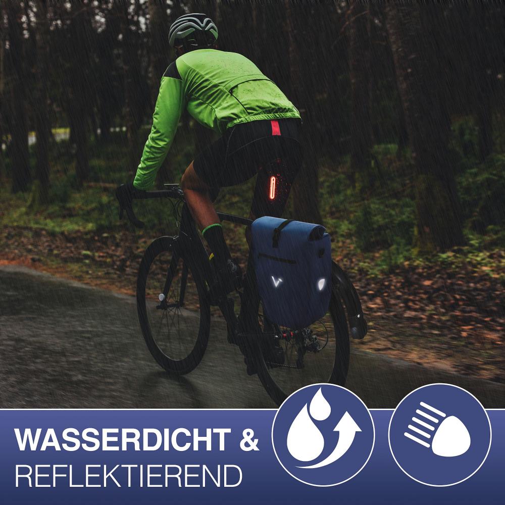 Valkental Gepäckträgertasche ValkBasic blau 28L