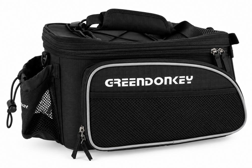 Greendonkey Gustav 1 Gepäckträgertasche mit Schultergurt