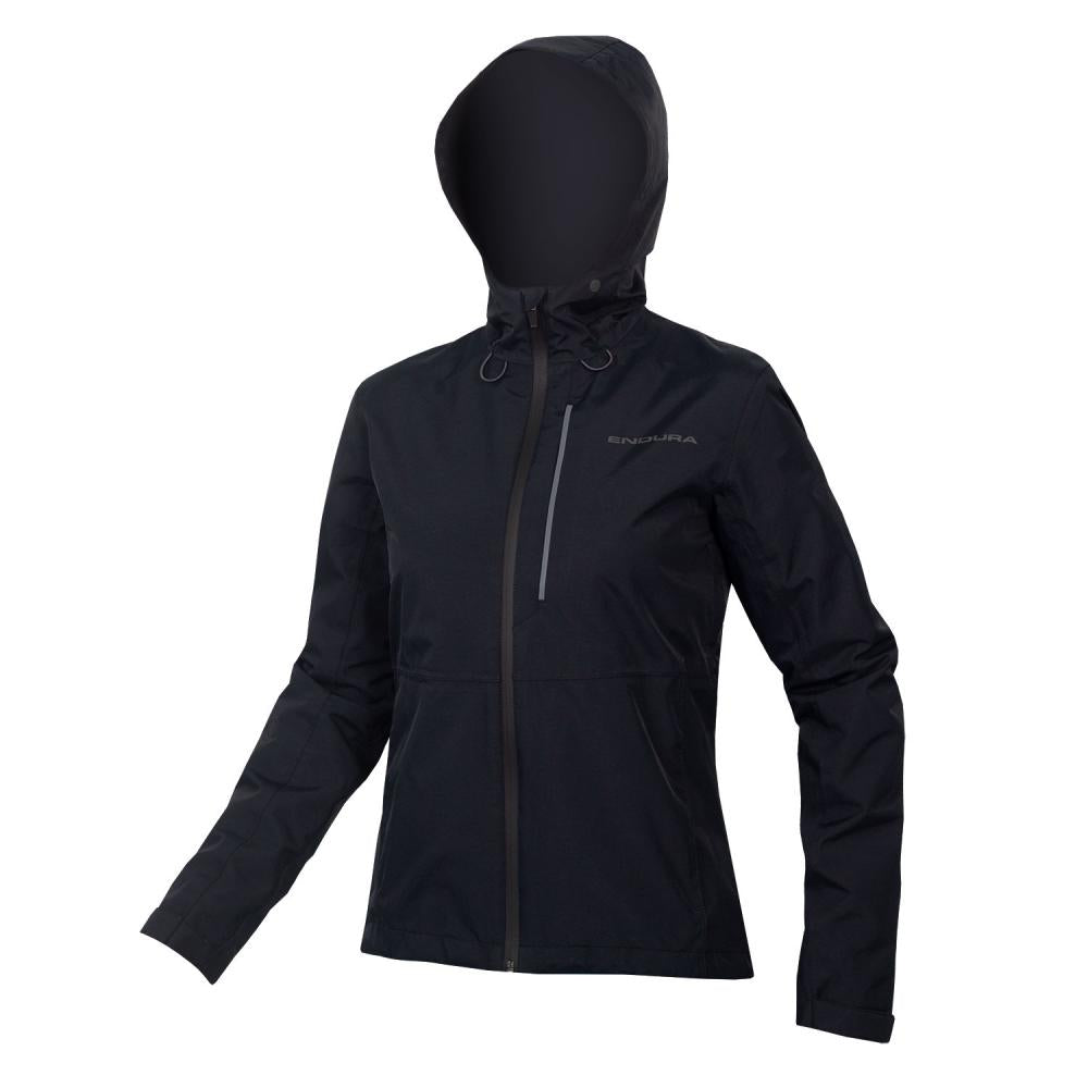 Endura Damen Hummvee Wasserdichte Kapuzenjacke schwarz Größe L
