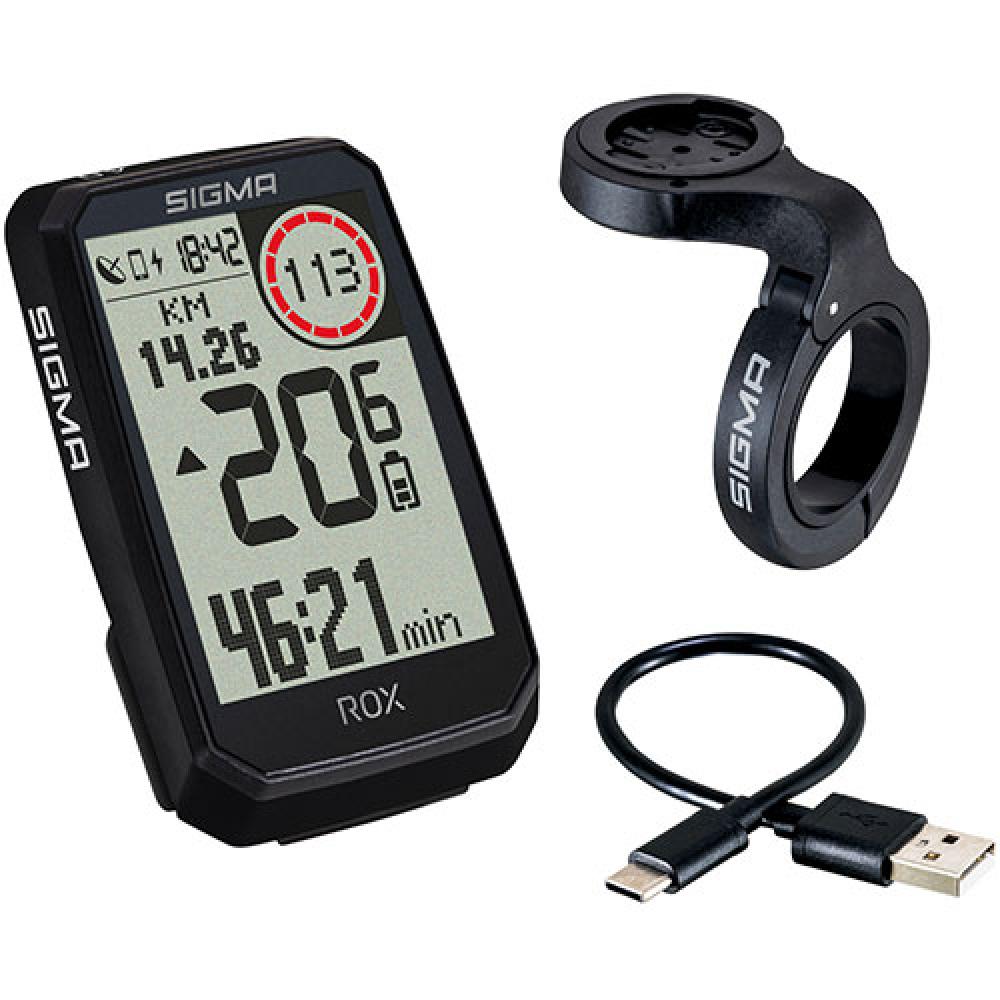 Sigma Computer Akku Sigma ROX 4.0 GPS Fahrradcomputer - Navigation - 41h Akkulaufzeit E-Bike-Ready - FahrradcomputerGPS