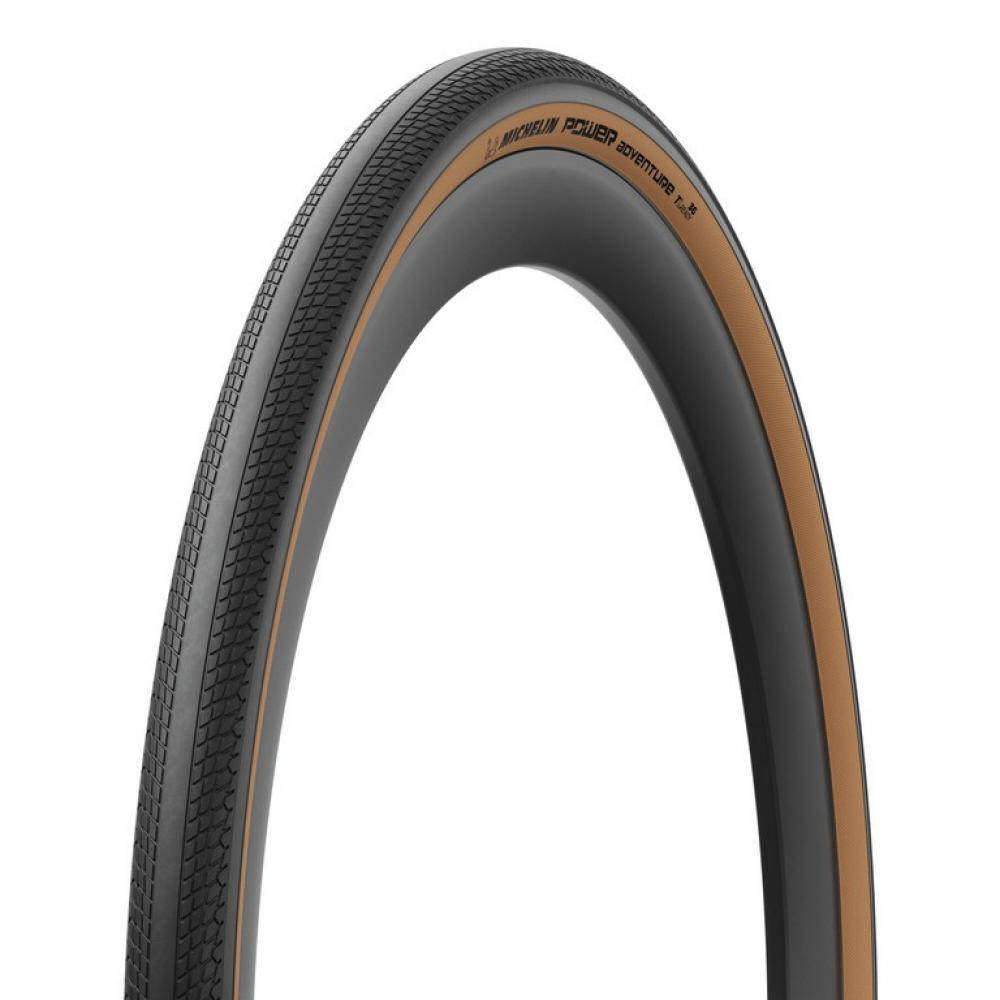 Michelin Reifen Power Adventure 28x1.65" 42-622 schwarz/braun TLR faltbar"
