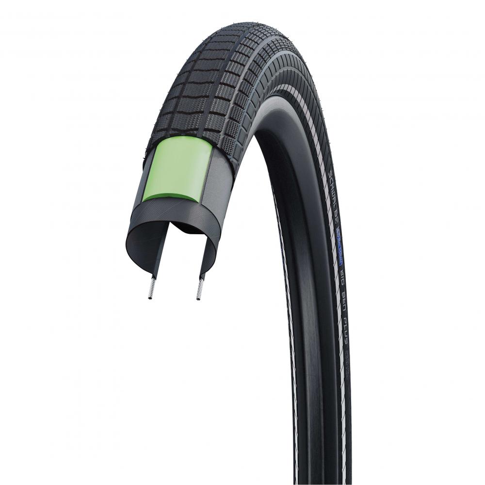 Schwalbe Reifen Big Ben Plus 27.5x2.15\" 55-584 schwarz Reflex E-50 HS439 Draht