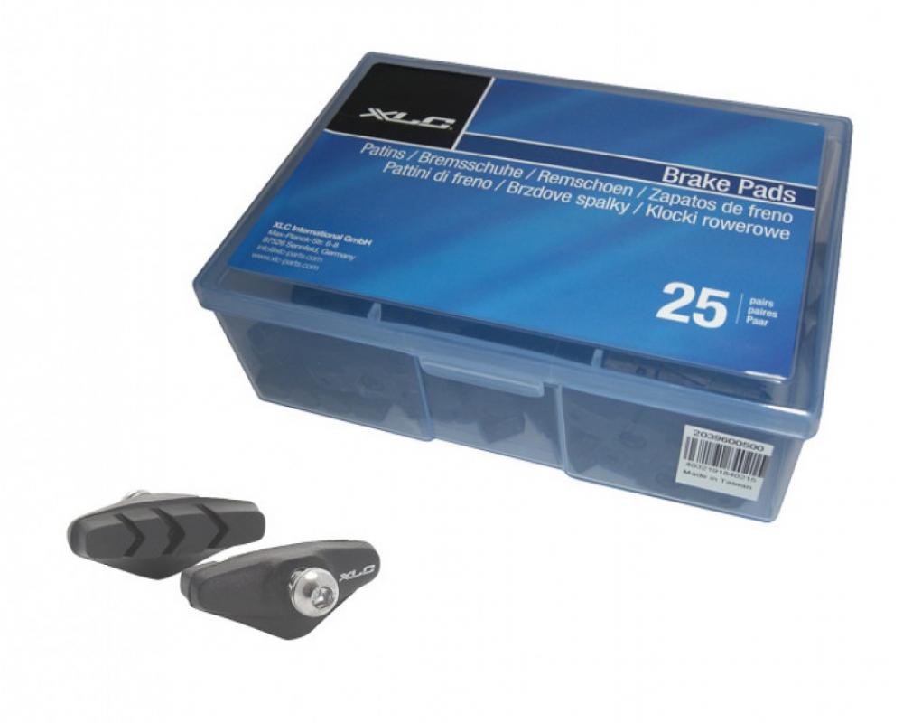 XLC Road Bremsschuhe BS-R01 OEM-Verpackung 25 Paar 50mmEVP per Set