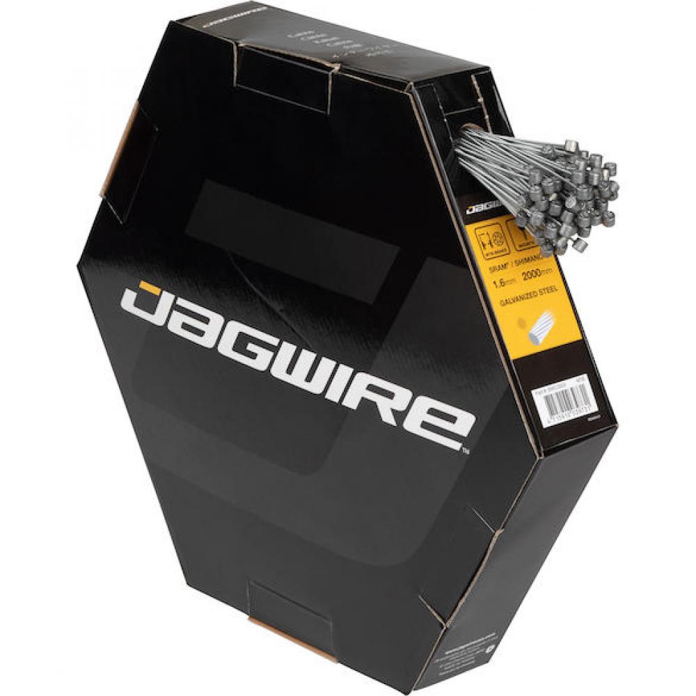 Jagwire Bremszug Mountain Basic Stahl verzinkt 1,6 x 2000 mm Silber - preiswerter Ersatzzug