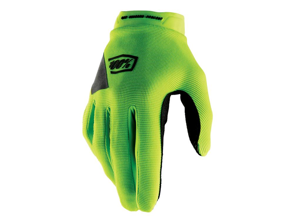 100% Ridecamp Women's Gloves M Black / Fluo Yellow - komfortabler MTB-Handschuh für Trail & Enduro