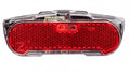 Axa Dynamo-Rücklicht Slim Steady 80mm für Gepäckträger schwarz-transparent StVZO