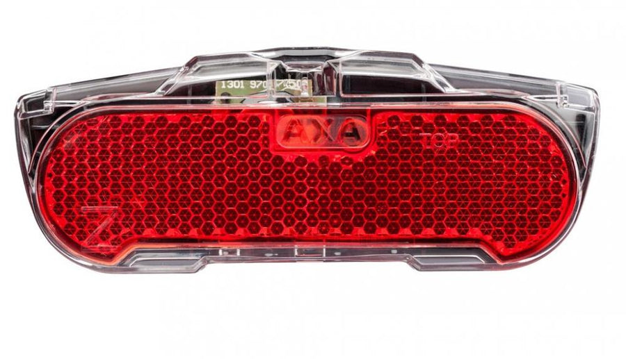 Axa Dynamo-Rücklicht Slim Steady 80mm für Gepäckträger schwarz-transparent StVZO