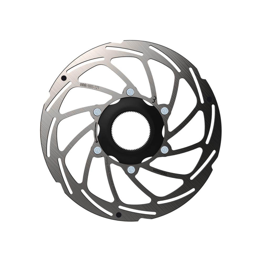 BBB Cycling BBB Bremsscheiben CenterStop 160mm silber 160mm silber - optimale Bremsperformance
