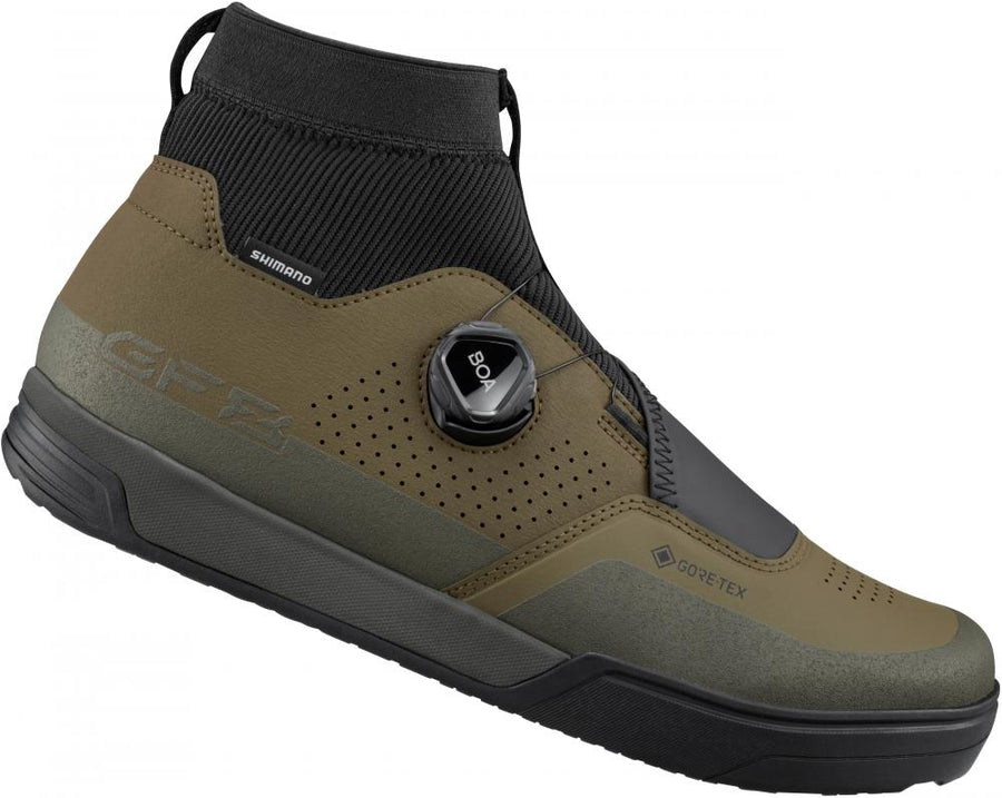 SHIMANO Fahrradschuhe GF800GTX Herren/Damen MTB FLATPEDAL 39 - wasserdicht, Grün
