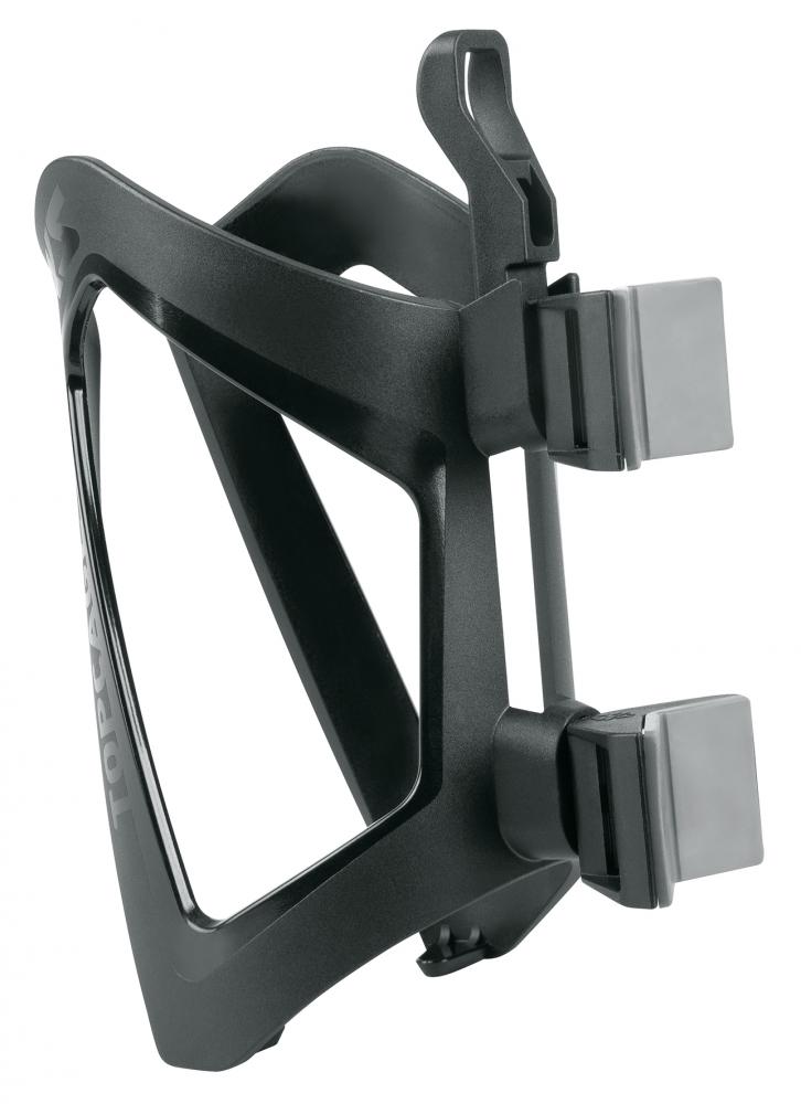 SKS Flaschenhalter Anywhere Topcage Schwarz - Robuster Flaschenhalter für alle Fahrradtypen