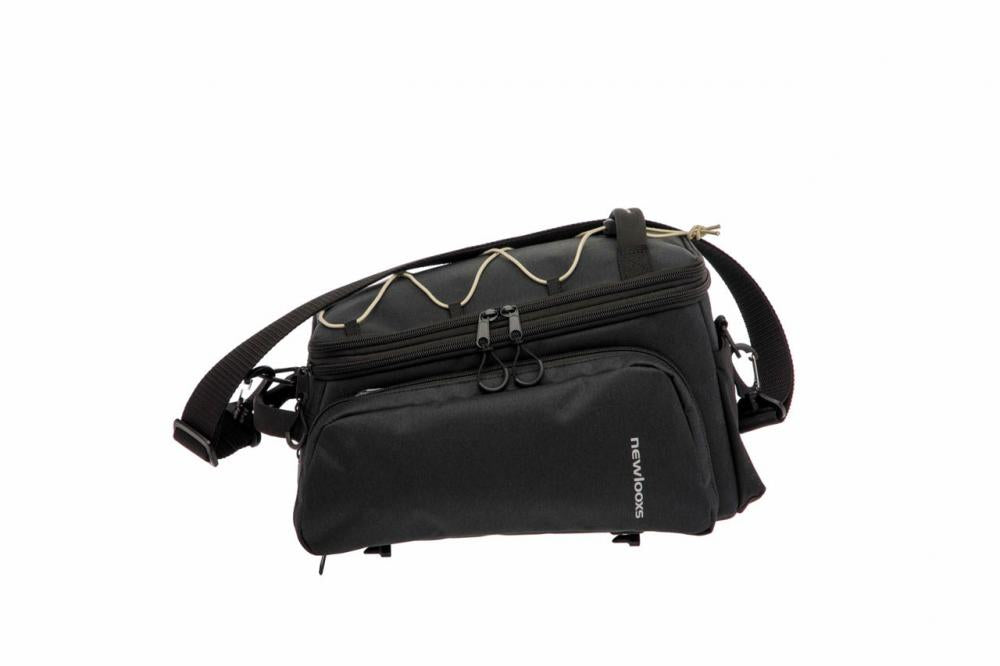 New Looxs Radtasche Sports Trunkbag RT2 31L Black - erweiterbare Gepäckträgertasche mit Snapit 2.0